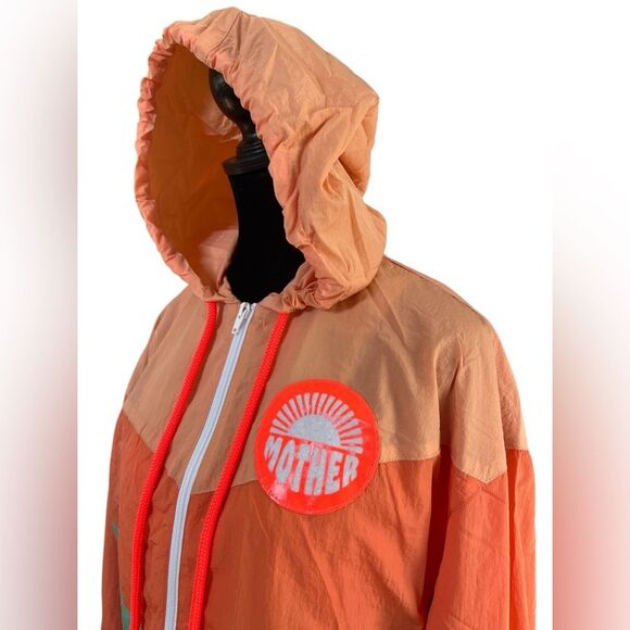 Mother The Triple Shade Hoodie Windbreaker Size Small Retro Colorful Jacket Coat - Picture 6 of 8
